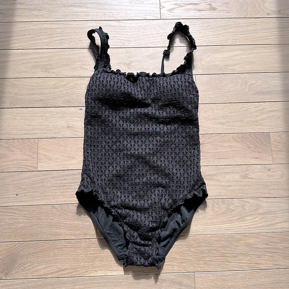 SEAFOLLY Havana crochet one piece black swimsuit - Picture 4 of 10
